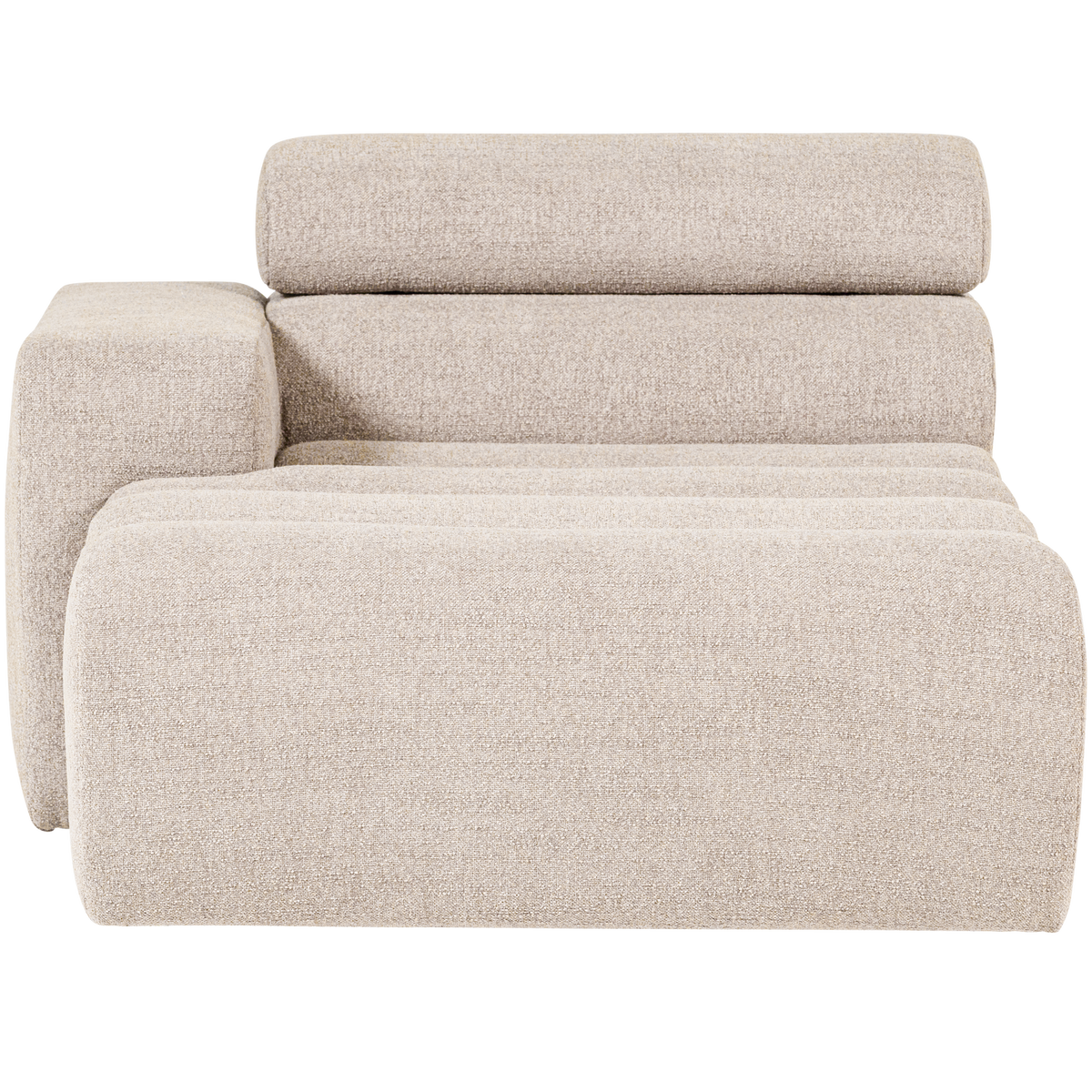 NOVI CHAISE LONGUE ELEMENT LINKS BOUCLE NATUR