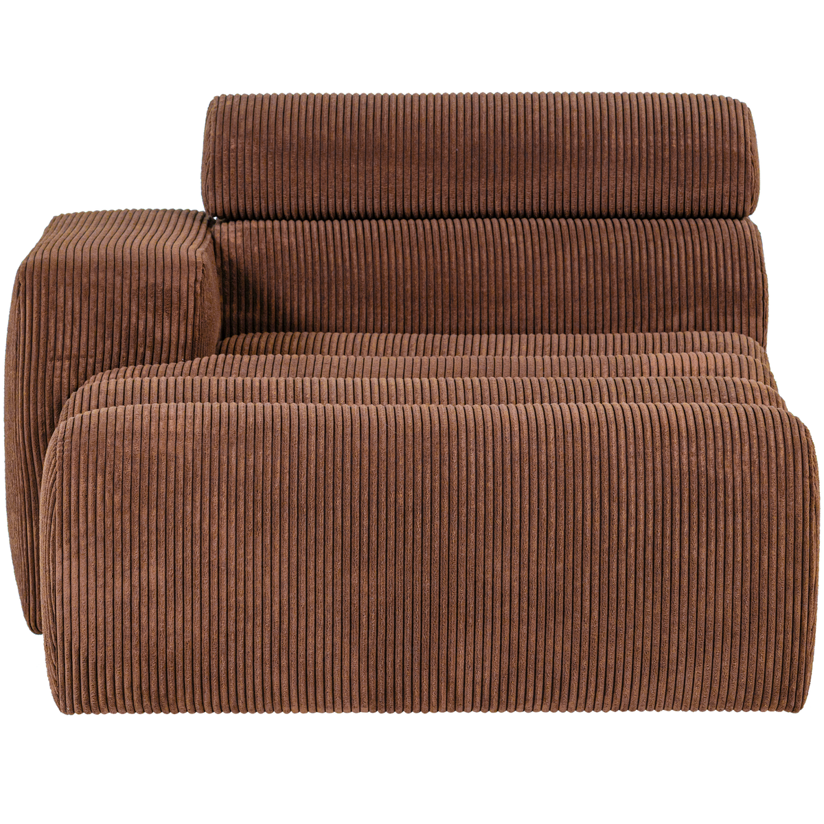NOVI CHAISE LONGUE ELEMENT ARM LINKS GERIPPTER STOFF TERRA