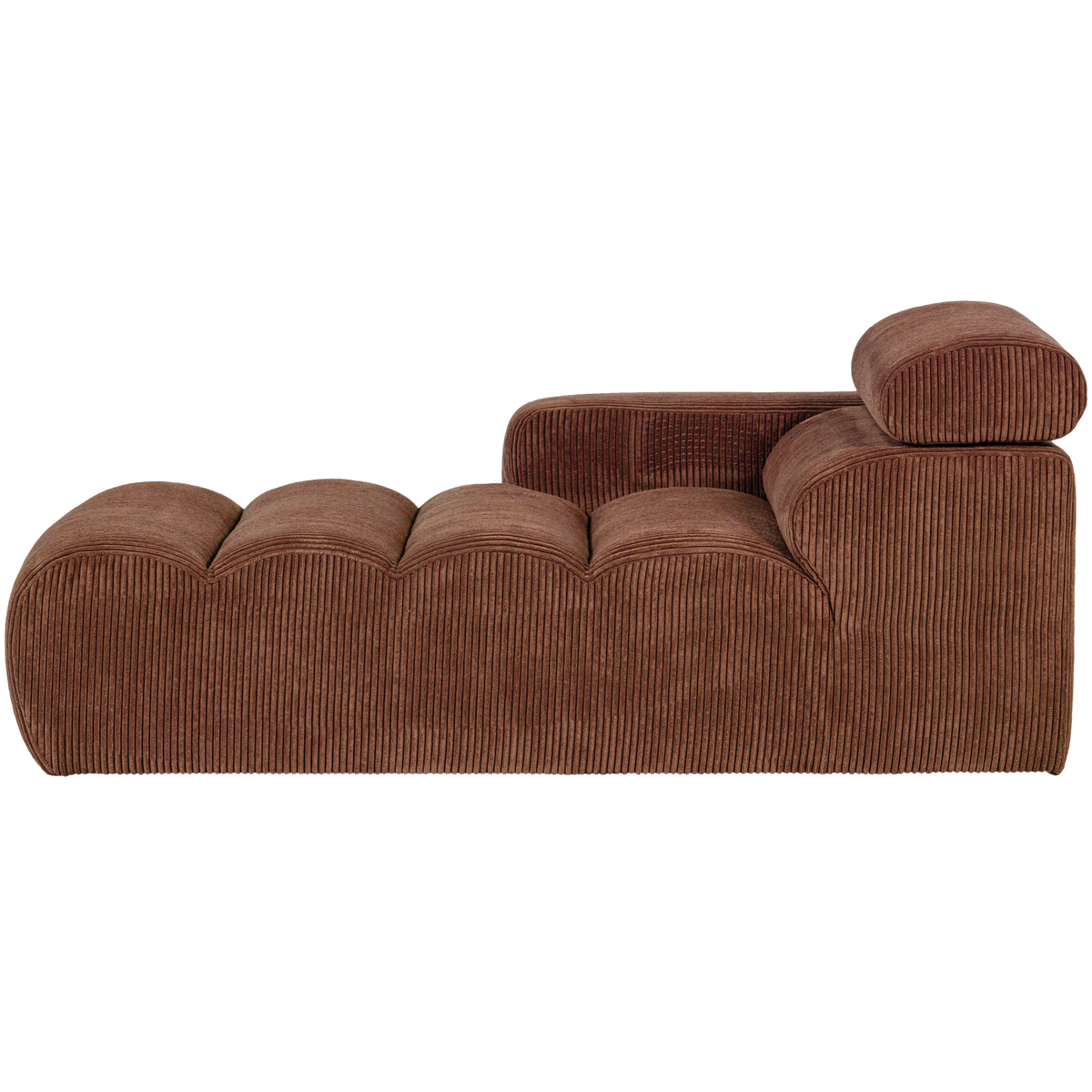 NOVI CHAISE LONGUE ELEMENT ARM LINKS GERIPPTER STOFF TERRA