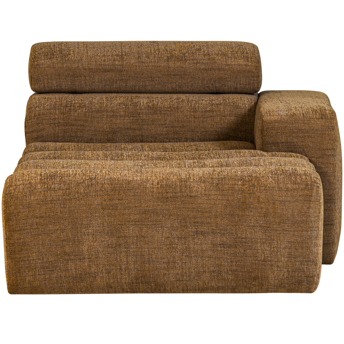 NOVI CHAISE LONGUE ELEMENT RECHTS CARAMEL MELANGE