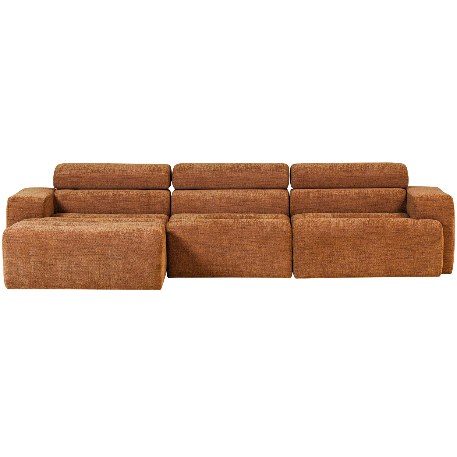 NOVI CHAISE LONGUE SOFA LINKS ORANGE MELANGE