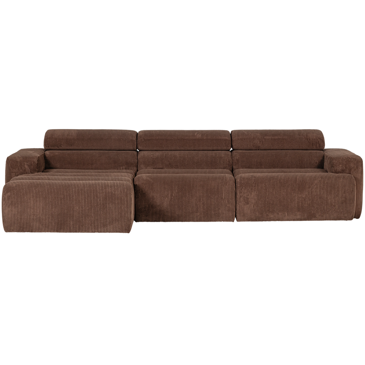 NOVI CHAISE LONGUE SOFA LINKS GERIPPTER MOKKABRAUN
