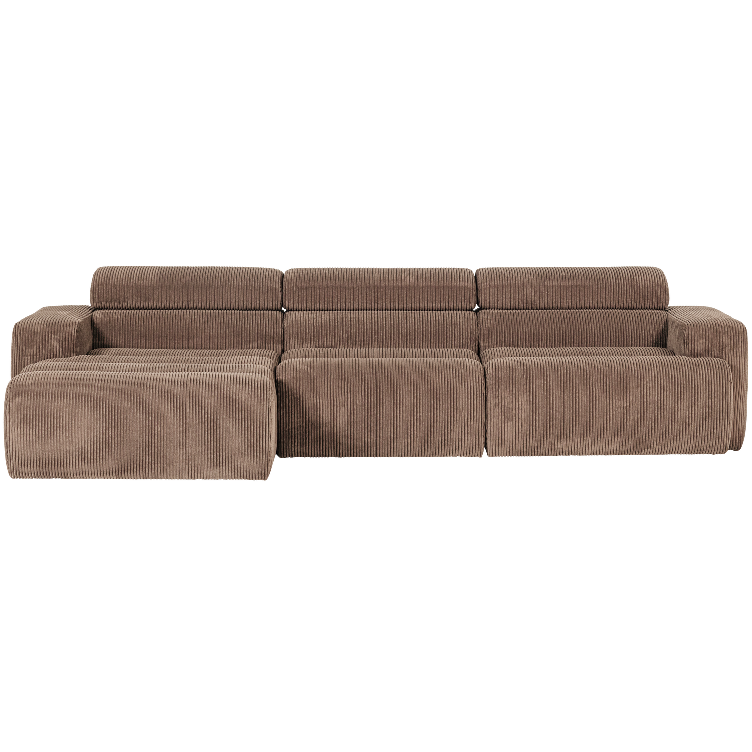 NOVI CHAISE LONGUE SOFA LINKS GERIPPTER TAUPE