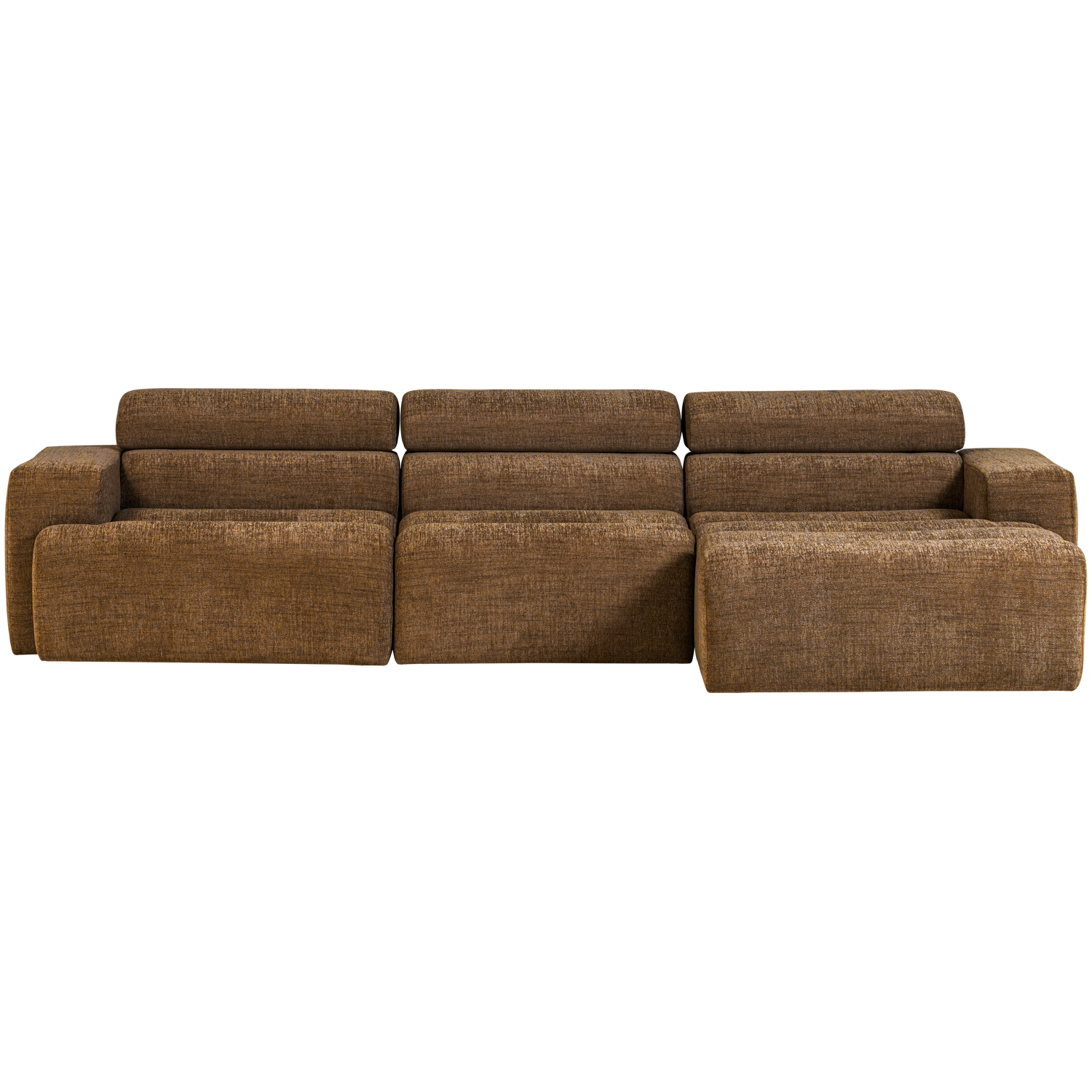NOVI CHAISE LONGUE SOFA RECHTS CARAMEL MELANGE