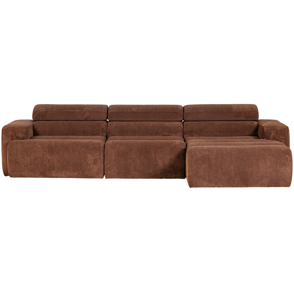 NOVI CHAISE LONGUE SOFA RECHTS GERIPPTER TERRA