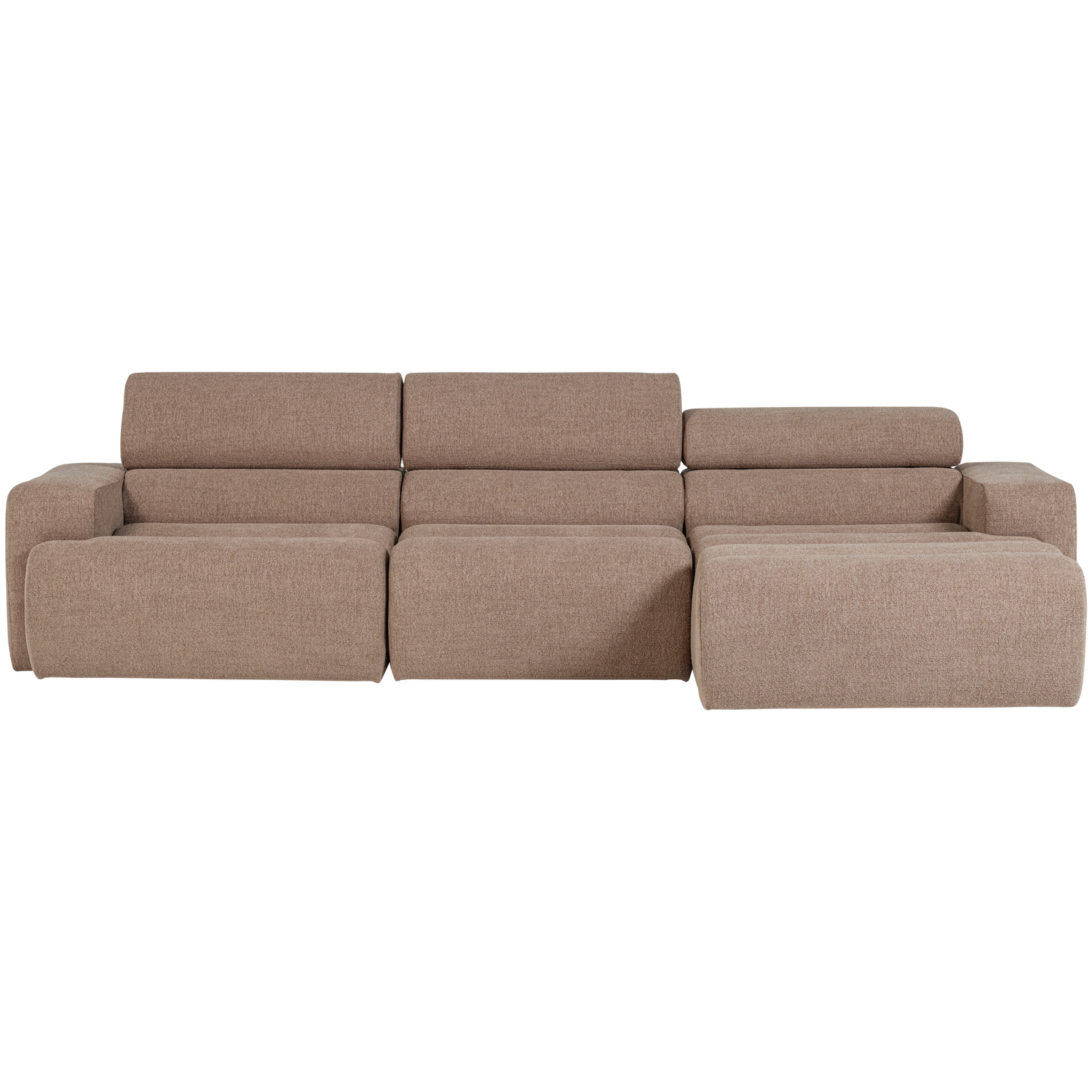 NOVI CHAISE LONGUE SOFA RECHTS BOUCLE TAUPE