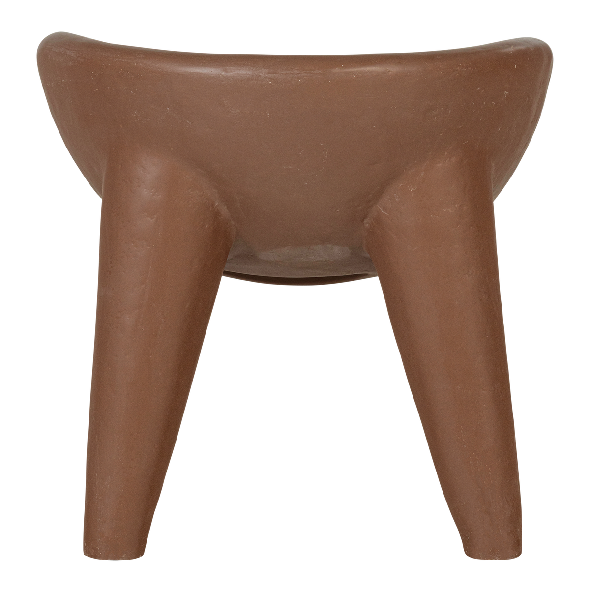 ORIO GARTEN LOUNGE SESSEL VERSTARKTES FASERPOLYMER ROT/BRAUN