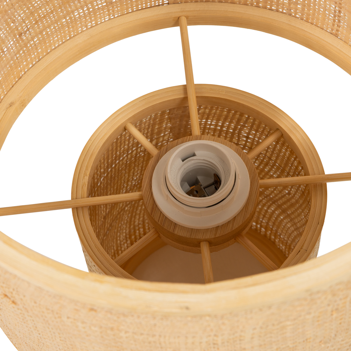 SYRO TISCHLAMPE RAFFIA NATUR 38XO28 CM