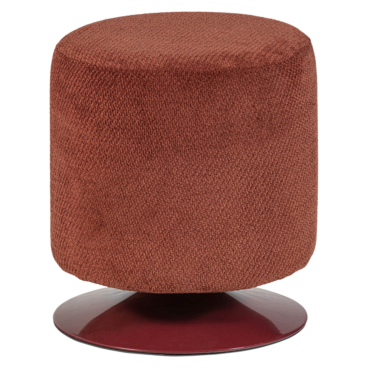 ISLEN HOCKER MIT DREHFUSS BOUCLE BORDEAUXROT