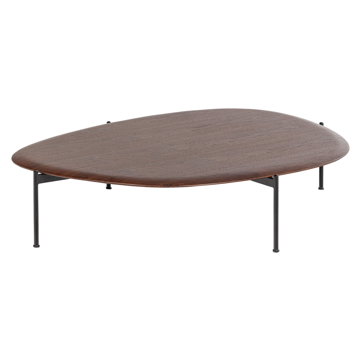 KOTA COUCHTISCH 26X121X79 CM MDF/FURNIER BRAUN