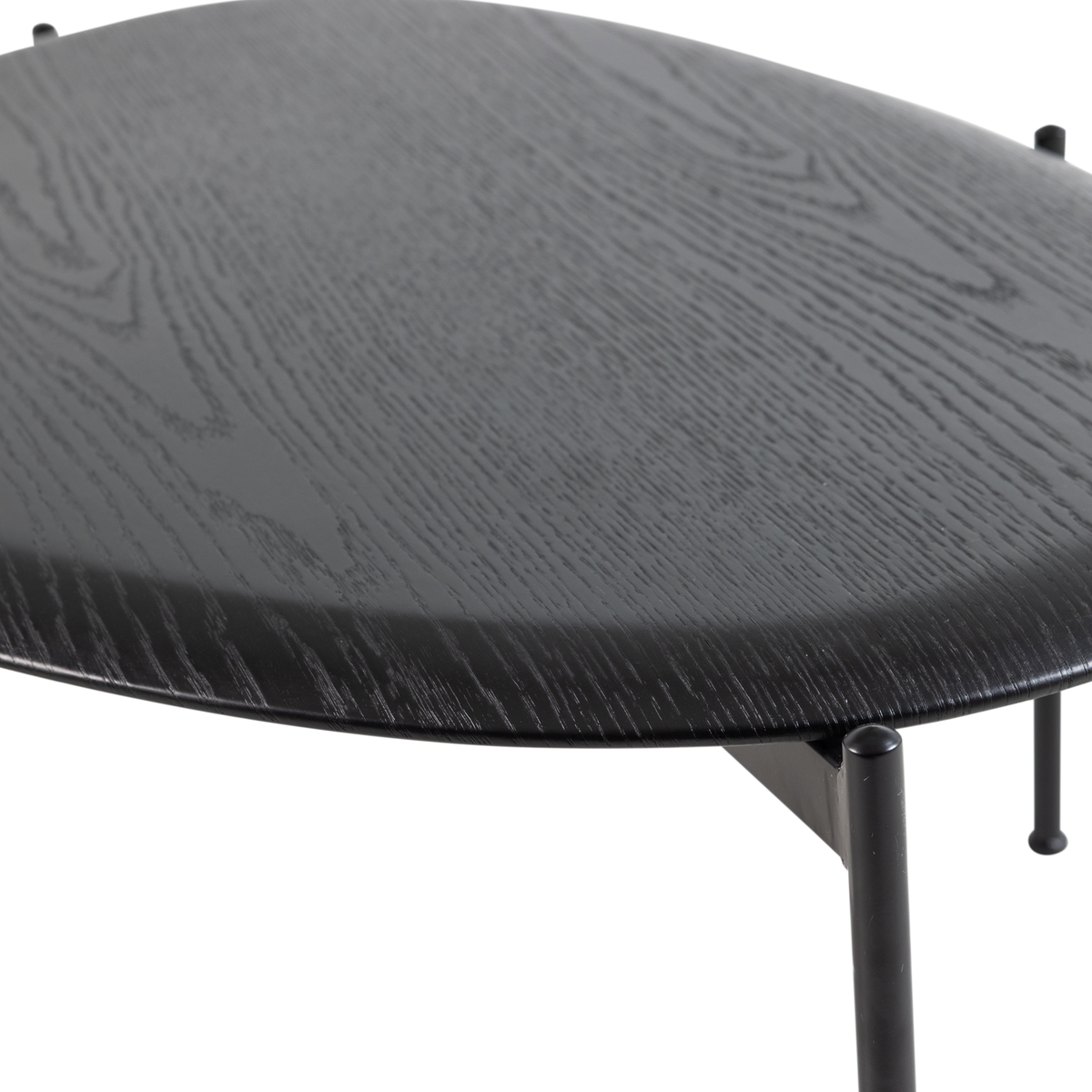 KOTA COUCHTISCH 36X92X68 CM MDF/FURNIER SCHWARZ