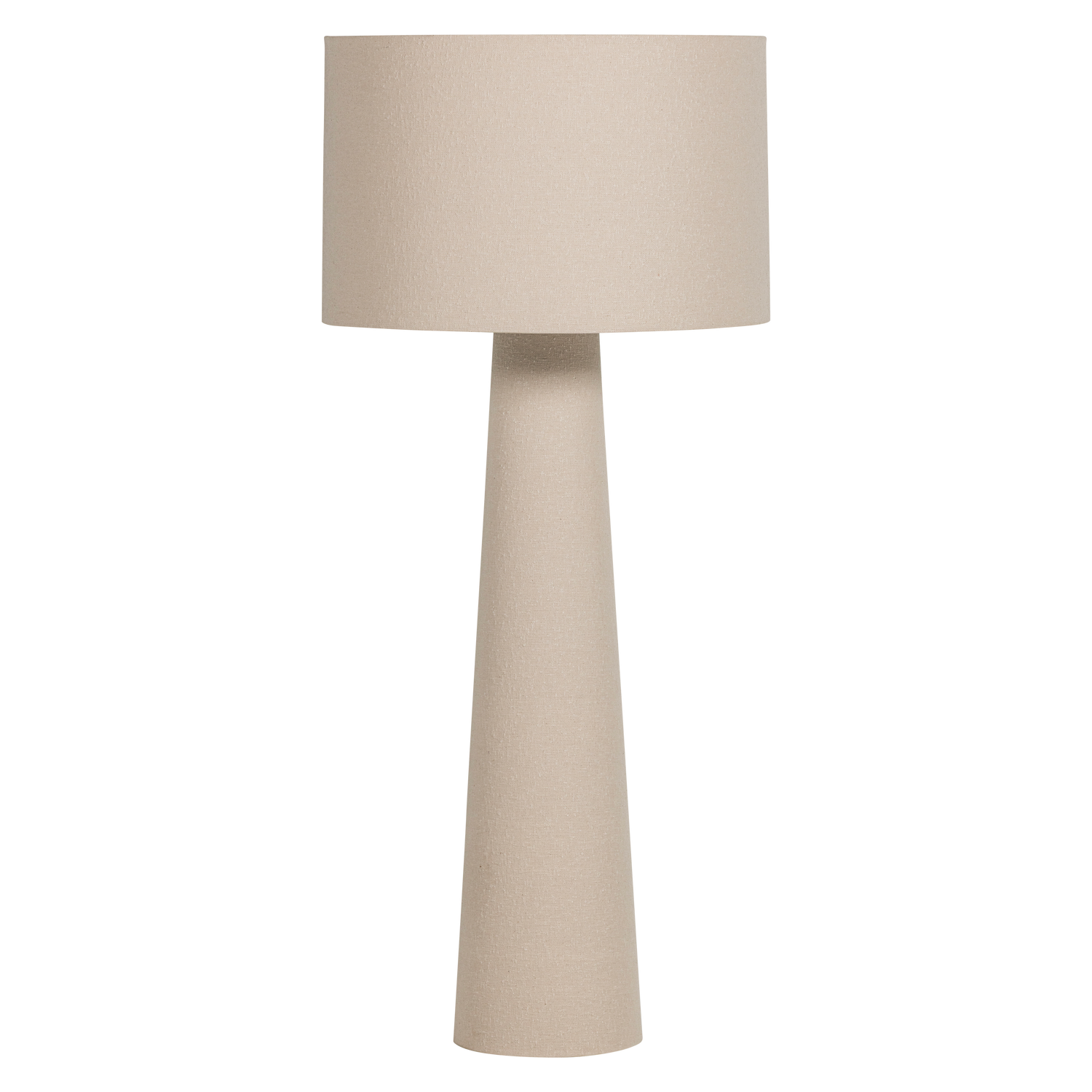 LOFT STEHLAMPE XXL METALL/BOUCLE NATUR 160XO70CM