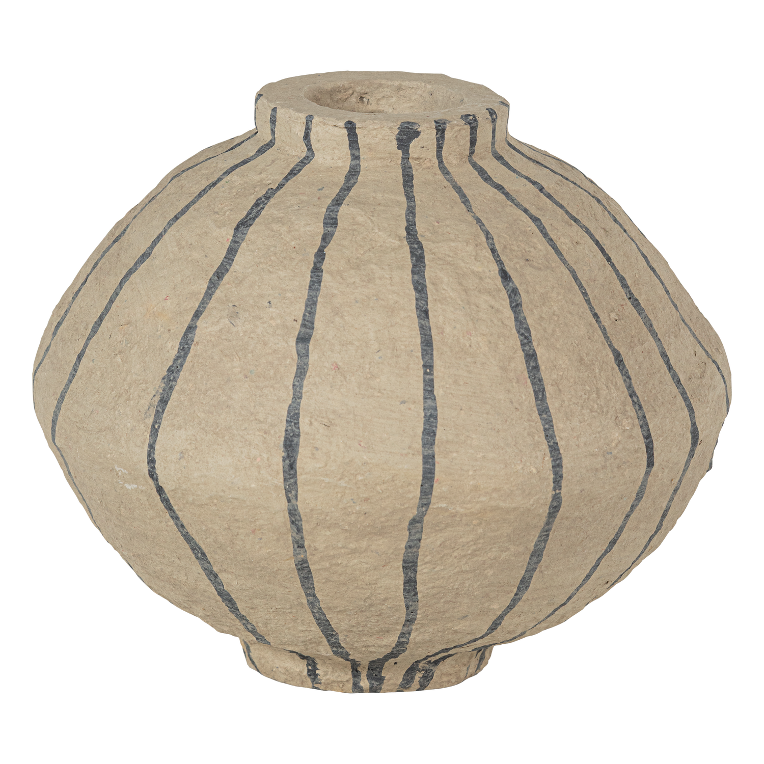 KARO DEKO VASE PAPPMACHE SAND