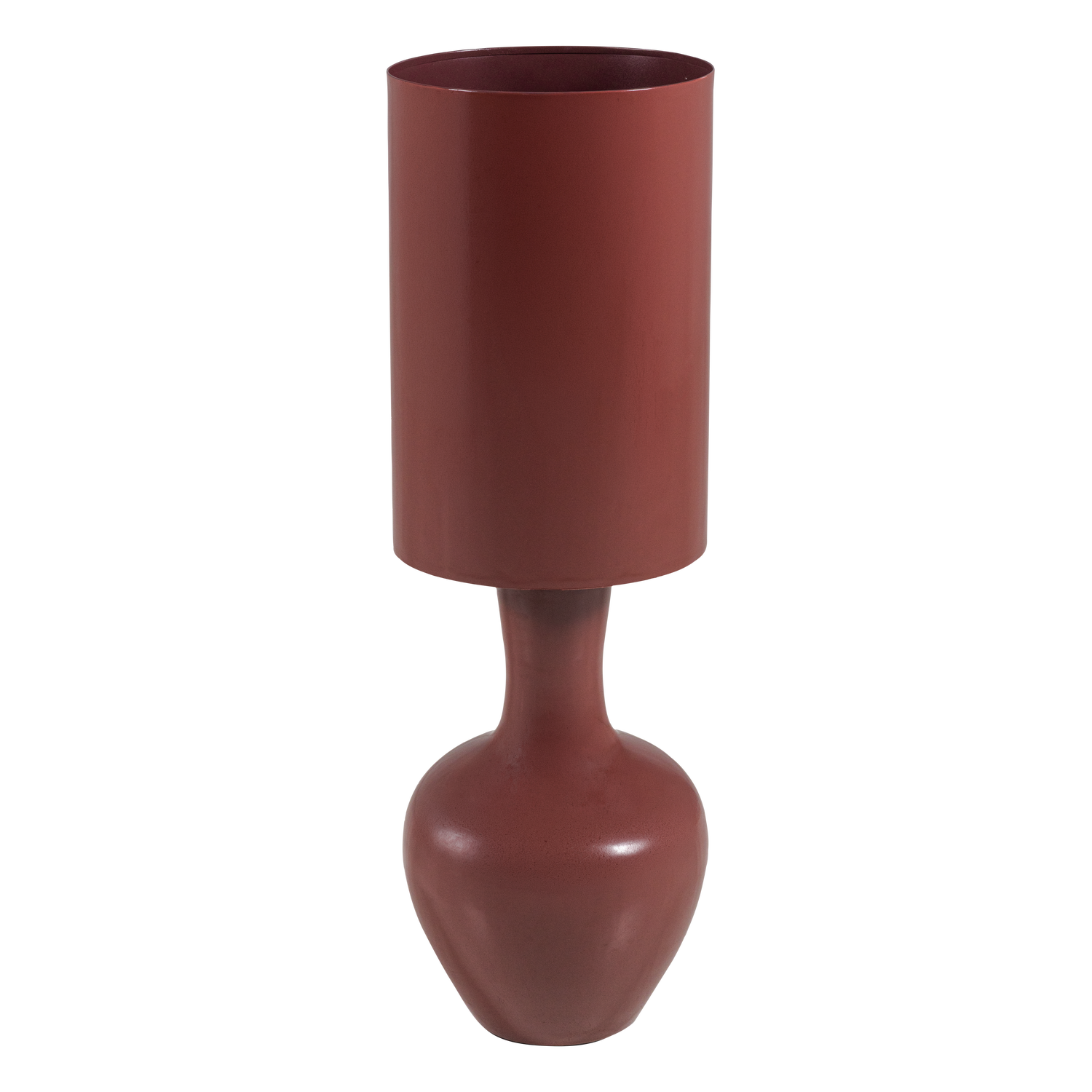LOA TISCHLAMPE METALL HOCHGLANZ ROT