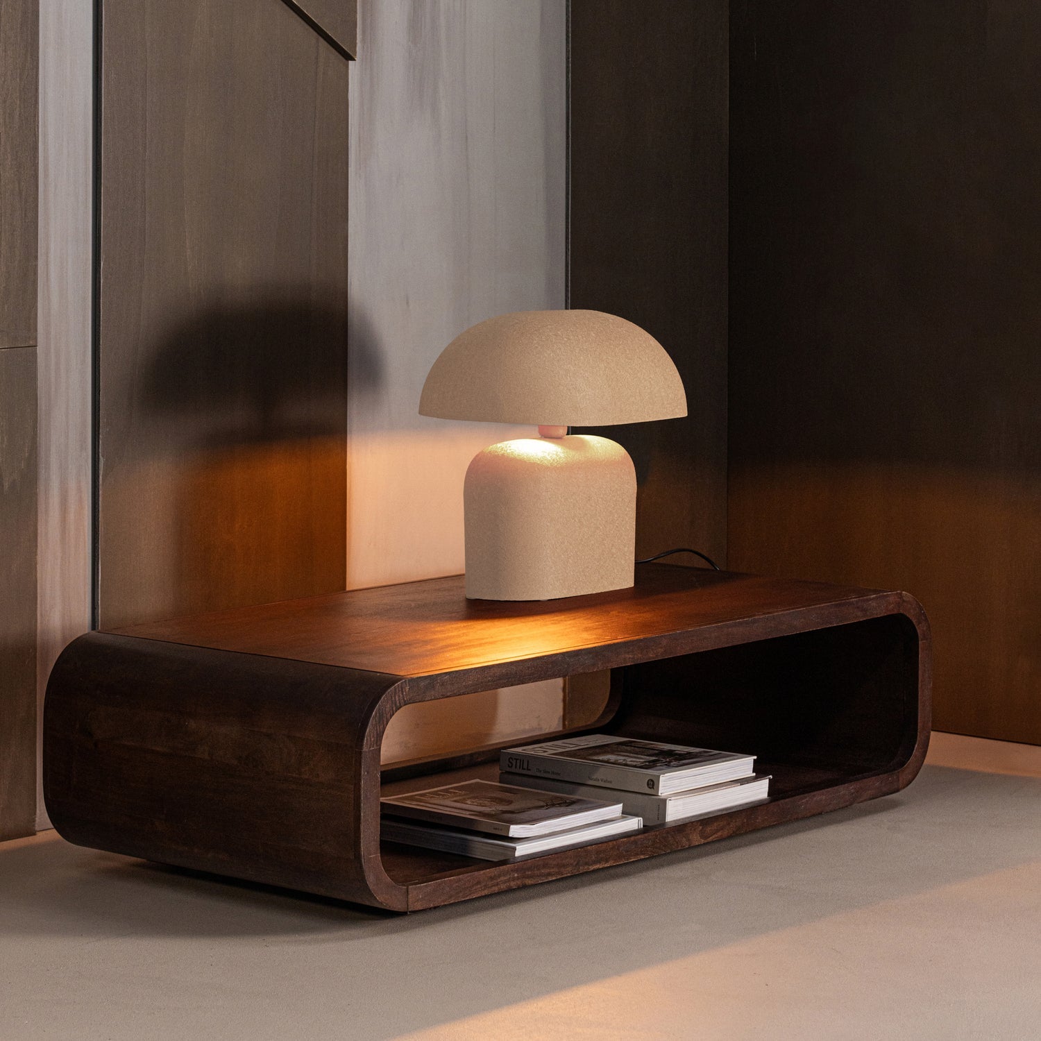 TILO TISCHLAMPE 26X37X37 CM METALL BEIGE