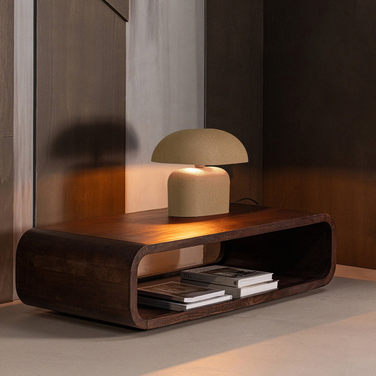 TILO TISCHLAMPE 30X34X21 CM METALL SAND