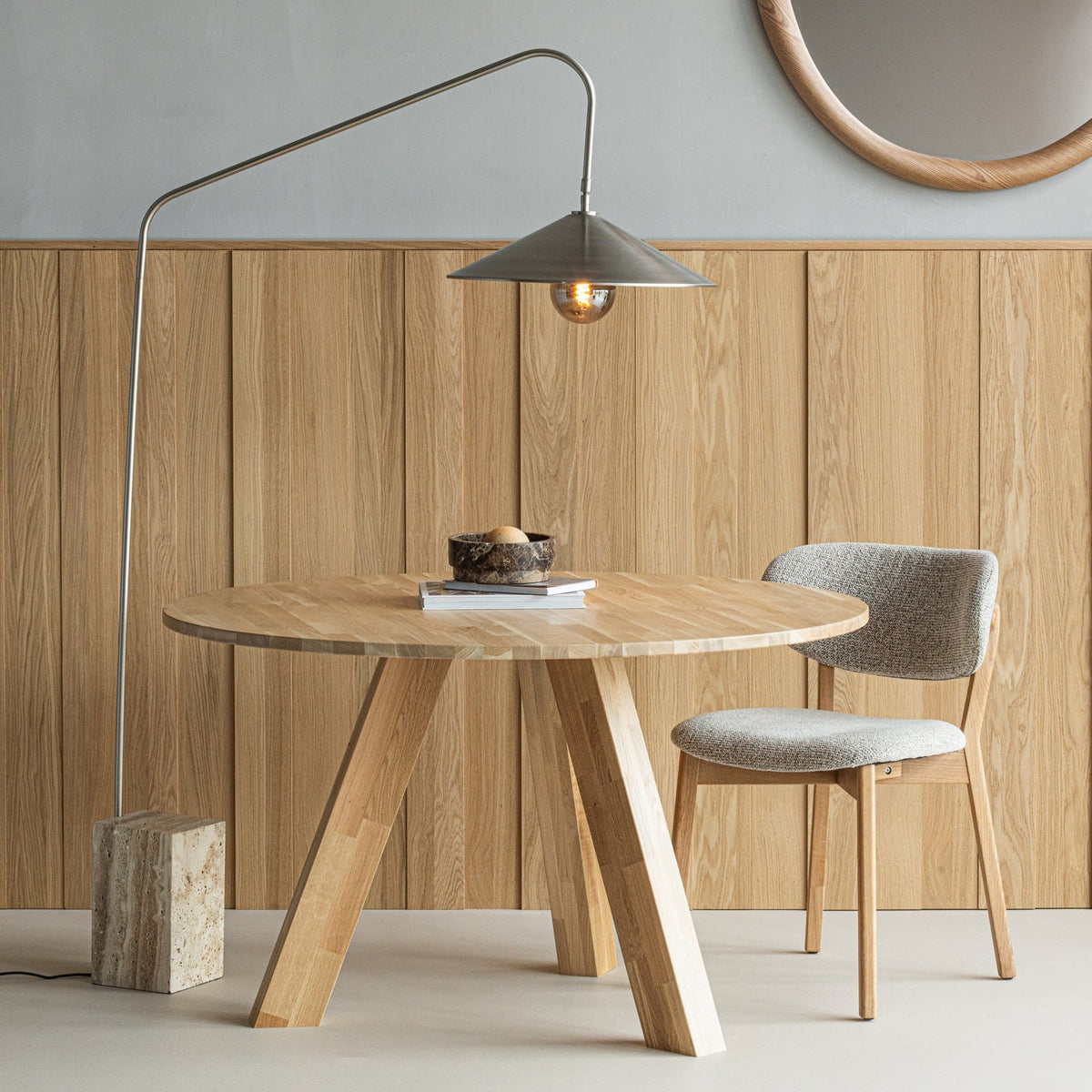 KORN STEHLAMPE METALL CHROM