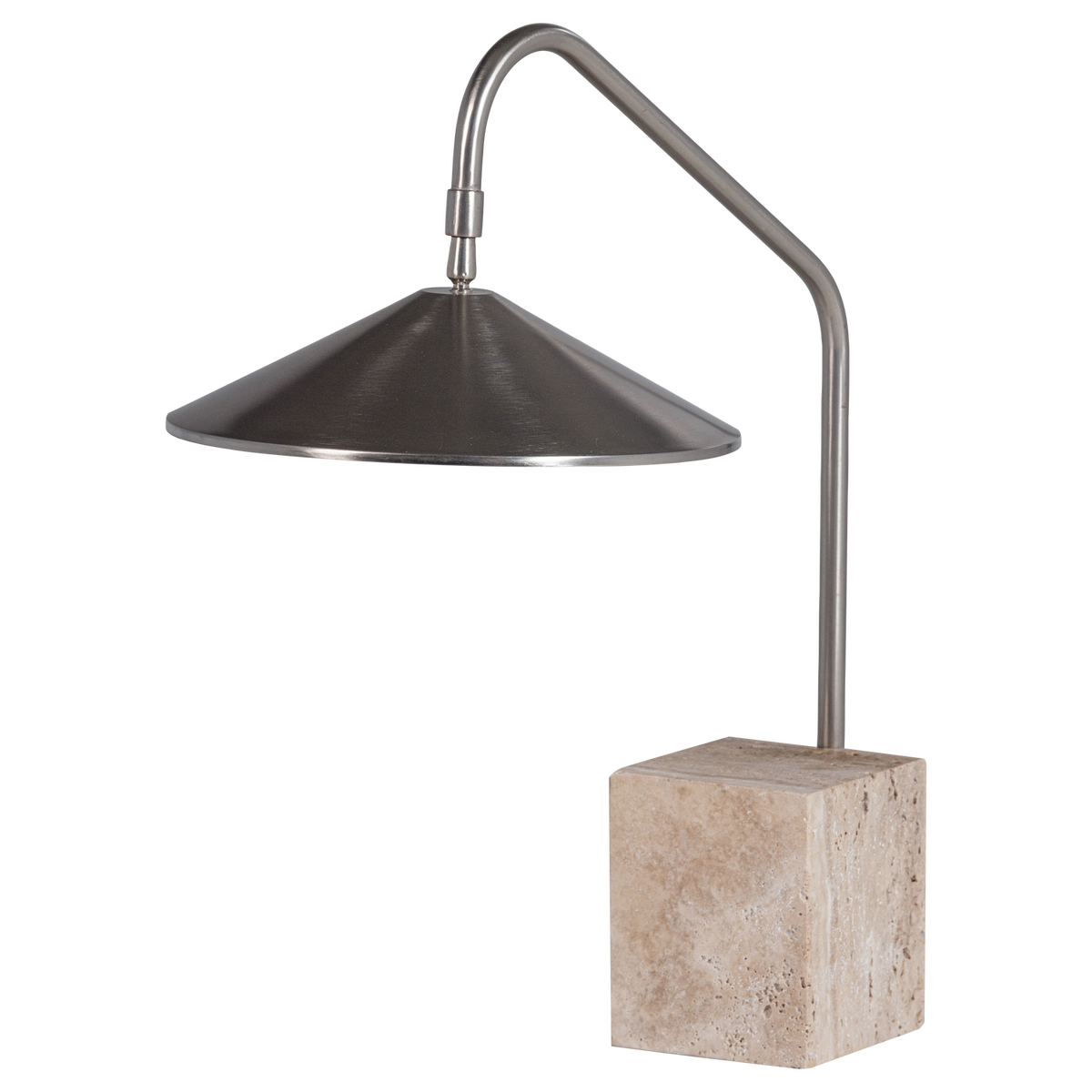KORN TISCHLAMPE METALL CHROM