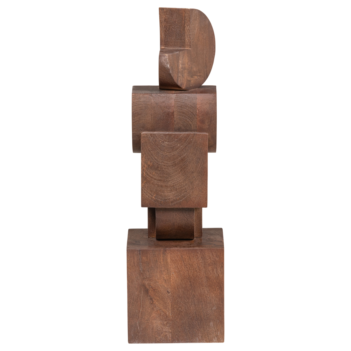 DRAXA SKULPTUR ORNAMENT HOLZ BRAUN