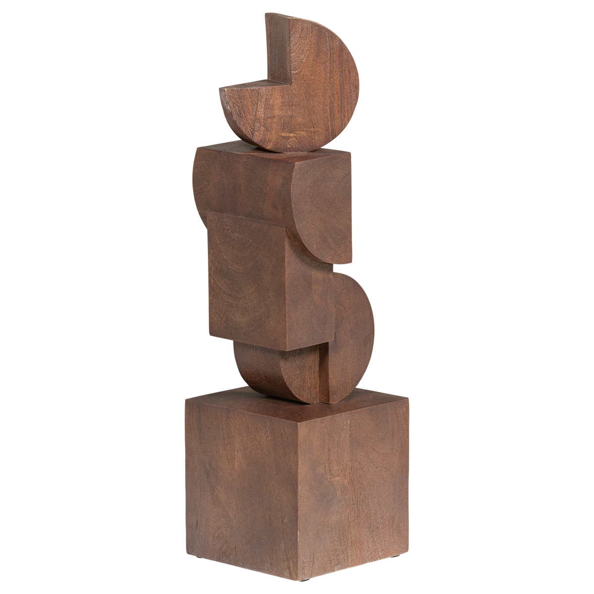 DRAXA SKULPTUR ORNAMENT HOLZ BRAUN