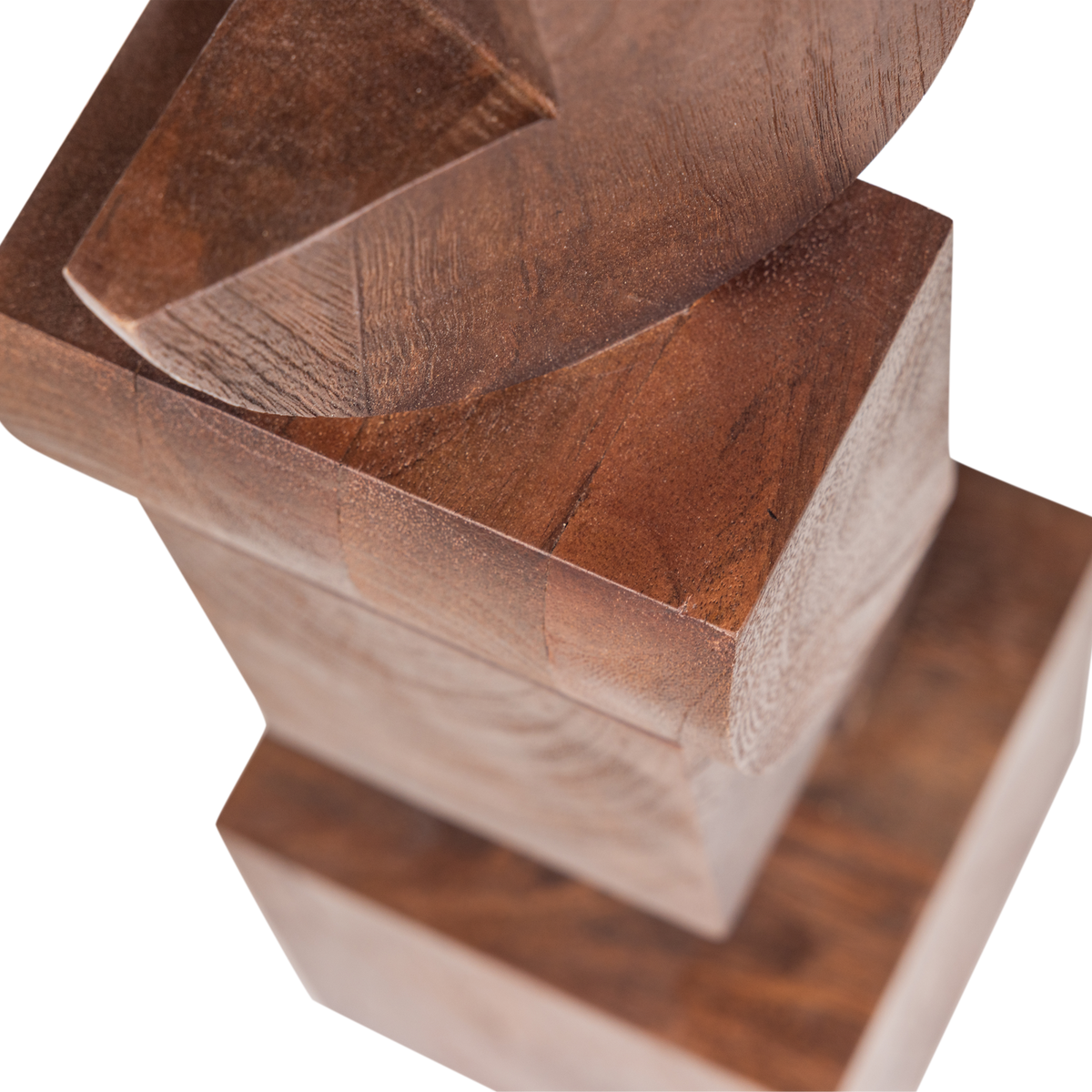 DRAXA SKULPTUR ORNAMENT HOLZ BRAUN