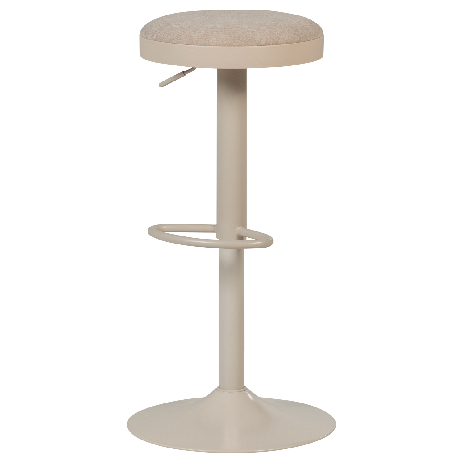 MEVO HÖHENVERSTELLBARER BARHOCKER CHENILLE SAND