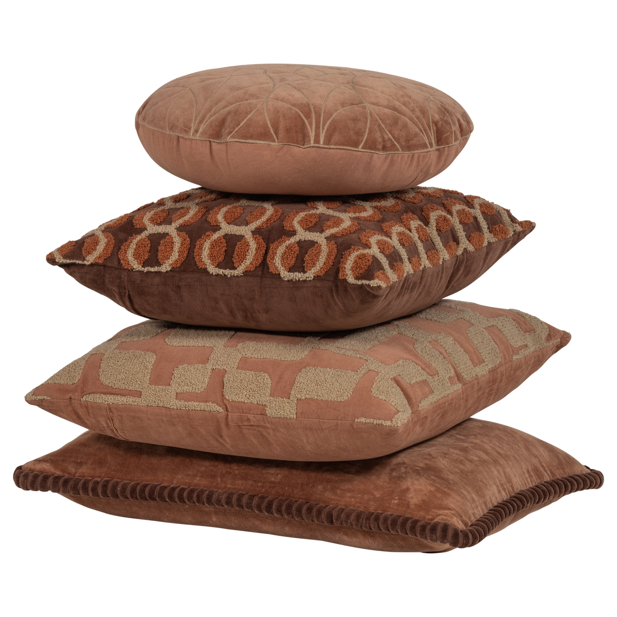 LUVO KISSIN VELVET ROSA/SAND - 4ER SET