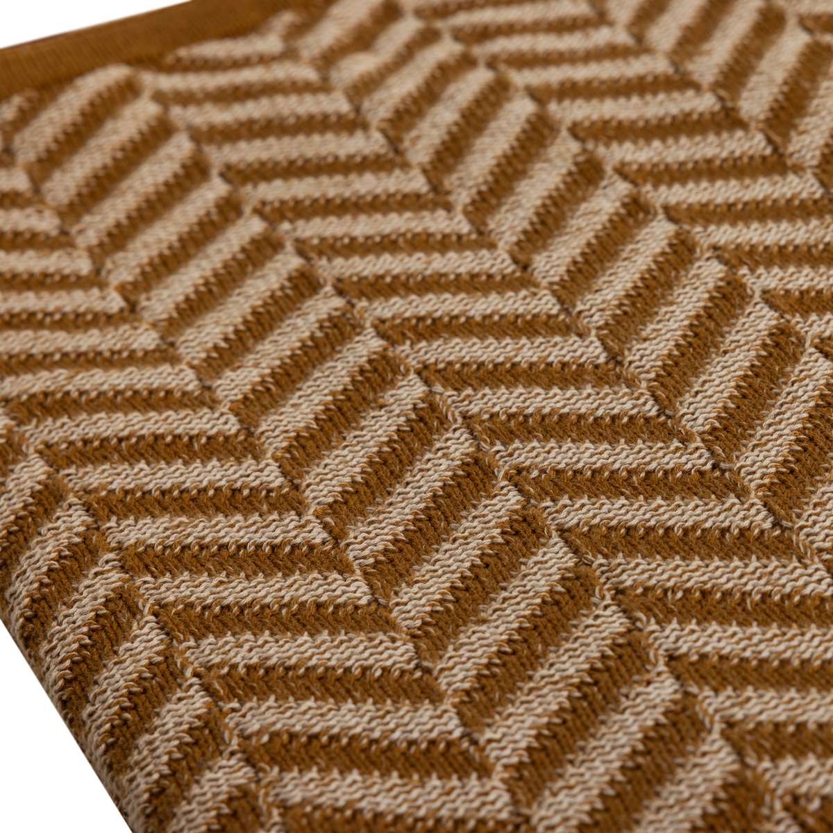 SUNA PLAID 130X170 CM BAUMWOLLE HONIGGELB/ECRU