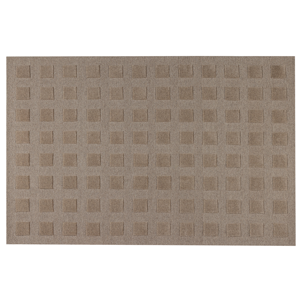 VEYA TEPPICH 170x240 CM WOLLE/BAUMWOLLE SAND