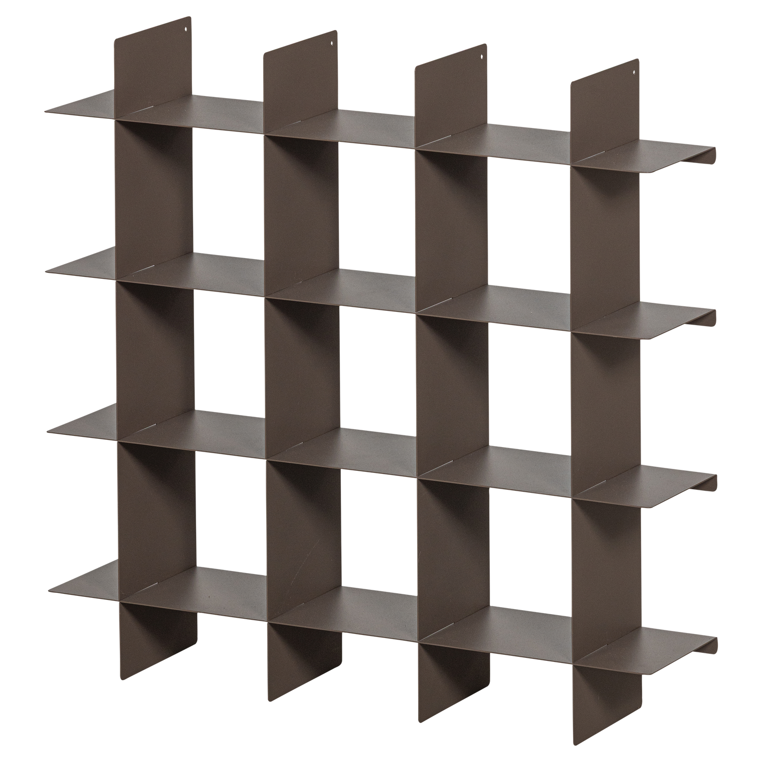 BRIK WANDREGAL METALL MOKKABRAUN