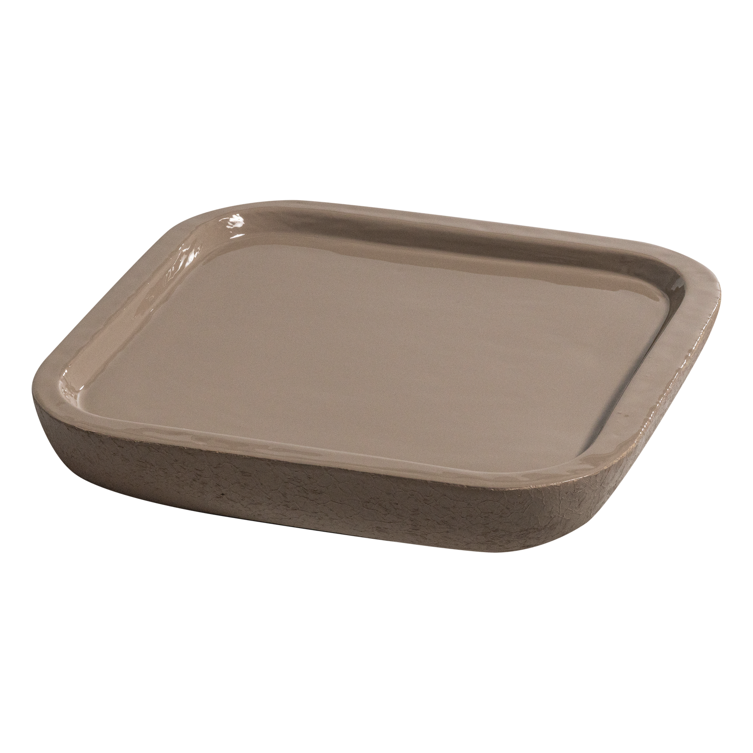 IKAI SERVIERTABLETT METALL HOCHGLANZ SAND