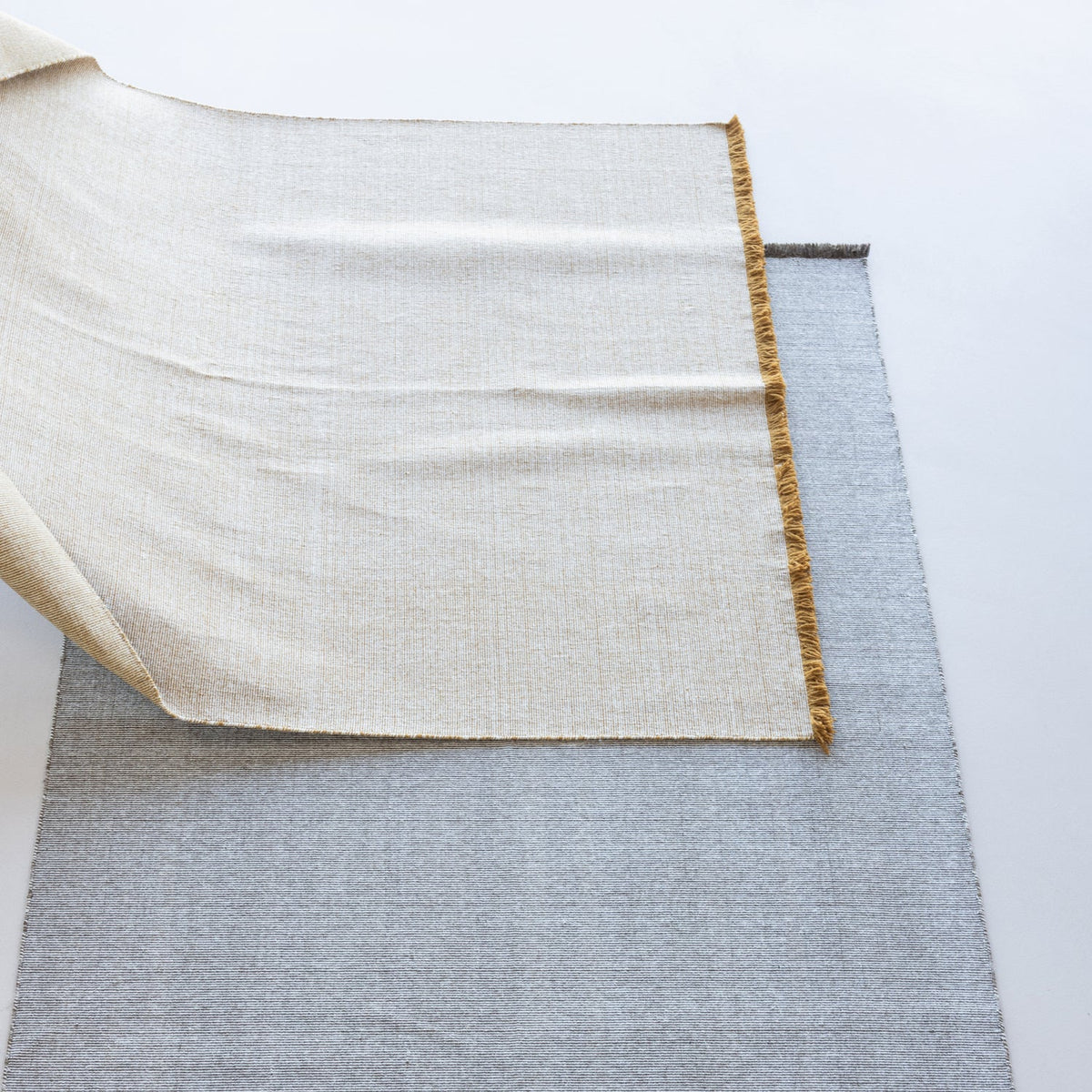 WEAVLY TEPPICH 170X240 CM WOLLE HELLBRAUN/NATUR