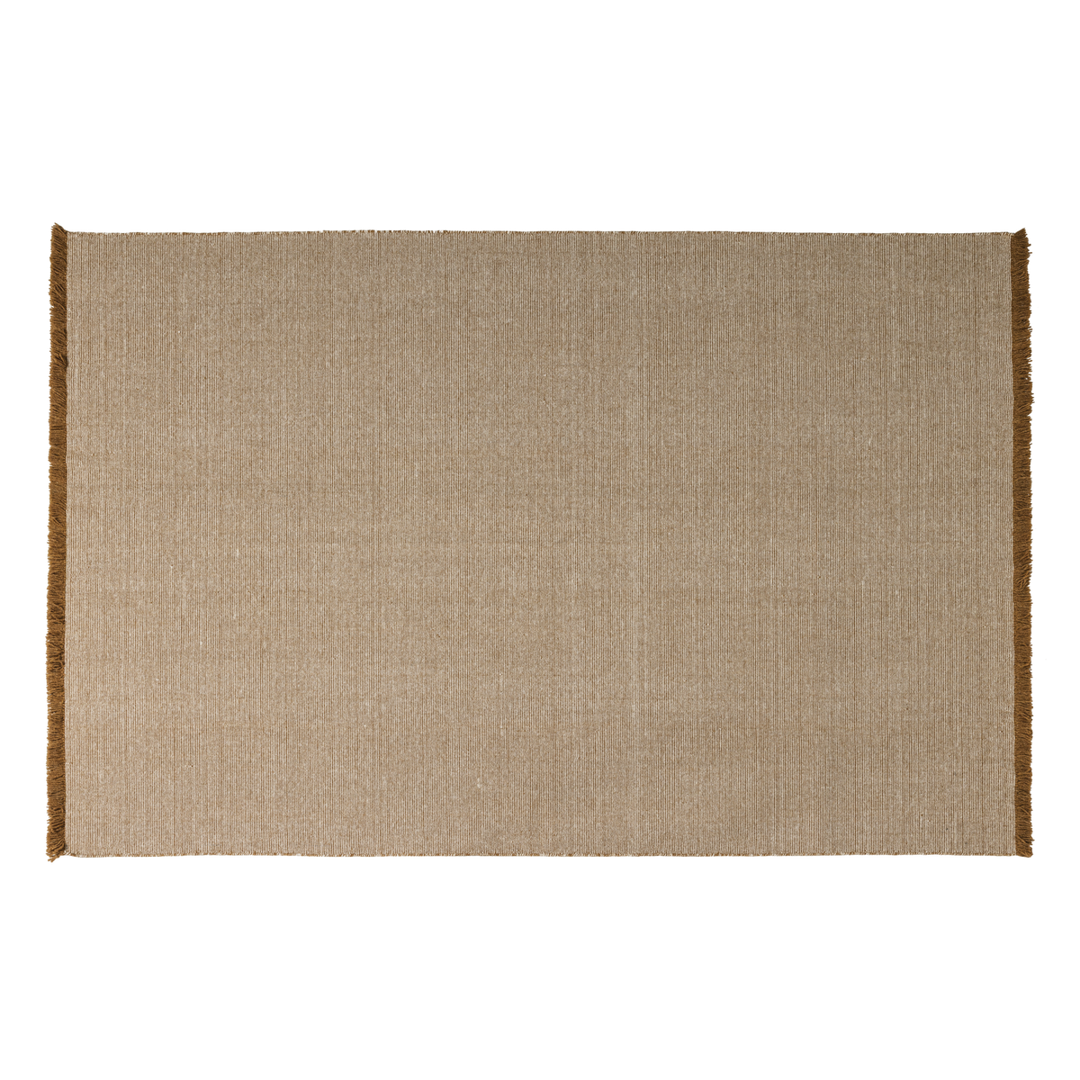 WEAVLY TEPPICH 170X240 CM WOLLE HELLBRAUN/NATUR