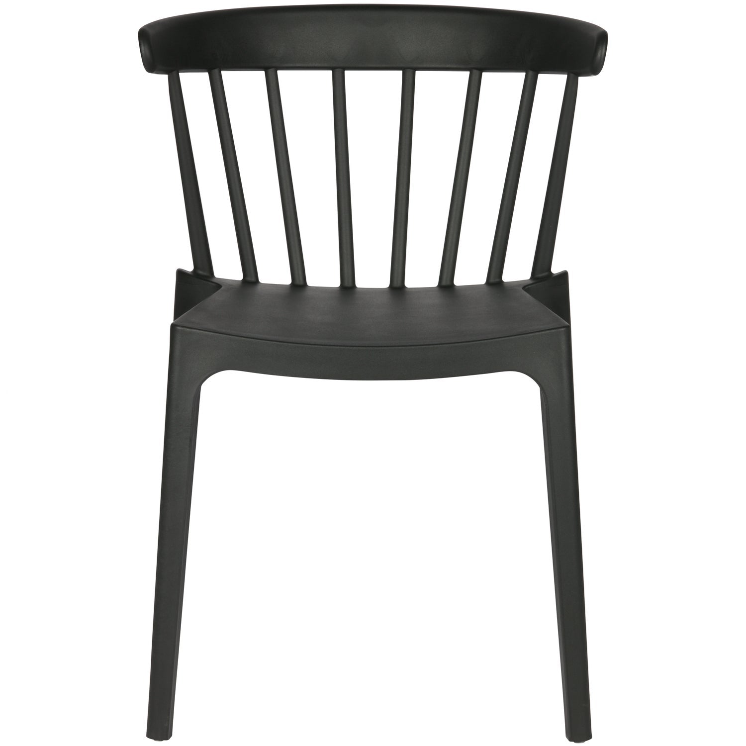 BLISS GARTENSTUHL MIT STANGEN KUNSTSTOFF SCHWARZ