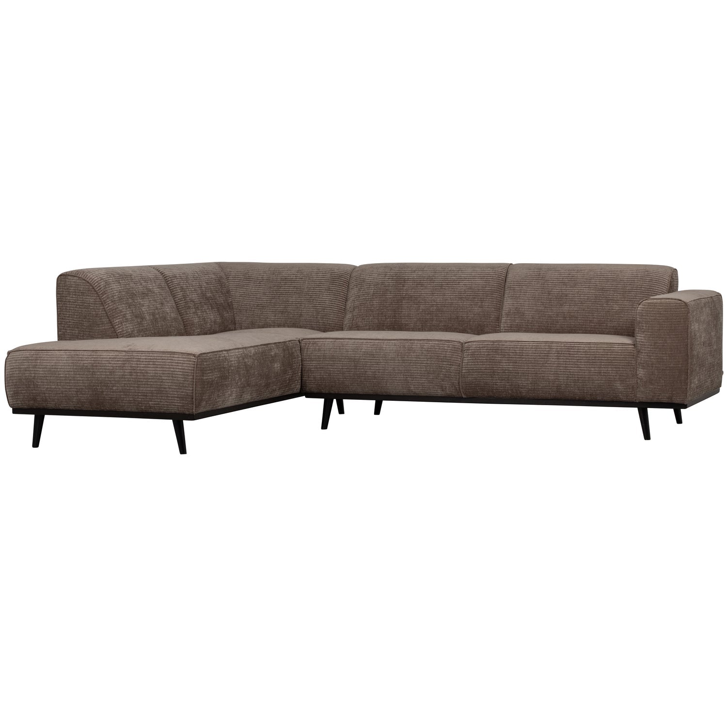 STATEMENT ECKCOUCH LINKEN FLACHRIPPE TAUPE