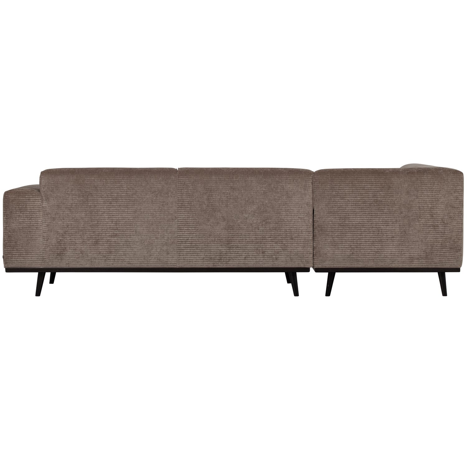 STATEMENT ECKCOUCH LINKEN FLACHRIPPE TAUPE