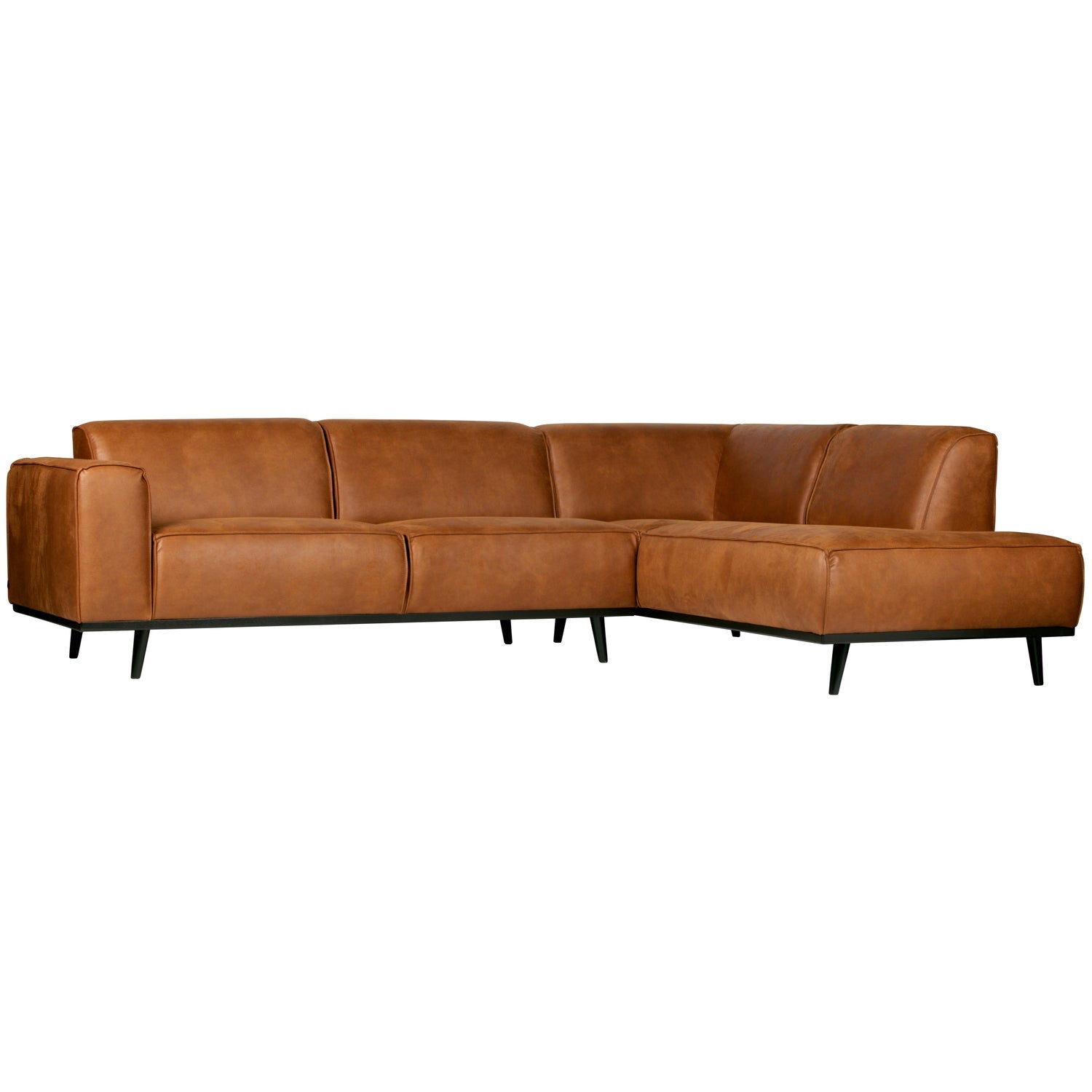 STATEMENT ECKCOUCH RECHTS COGNAC