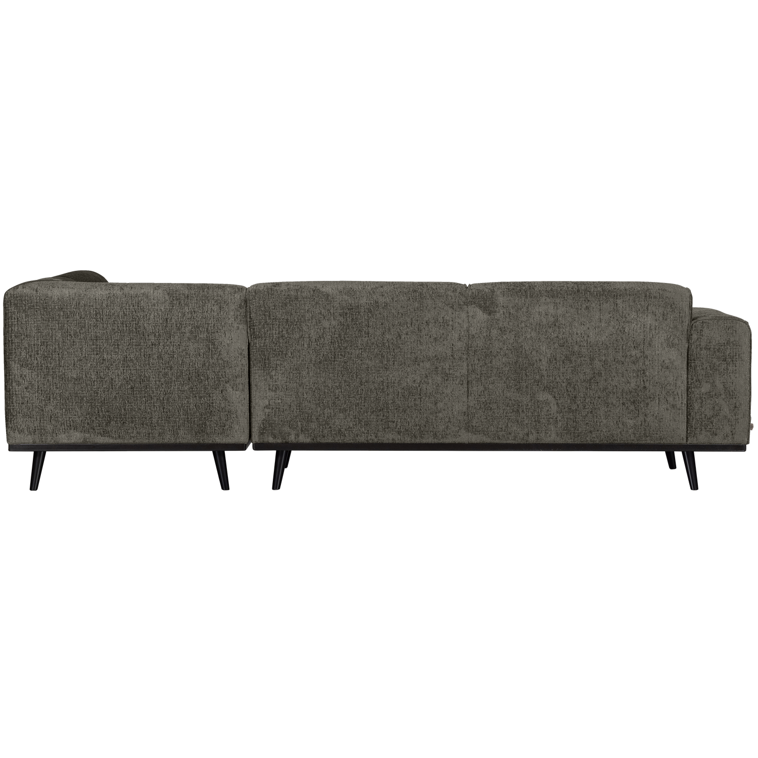 STATEMENT ECKCOUCH RECHTS STRUCTURE VELVET FROST