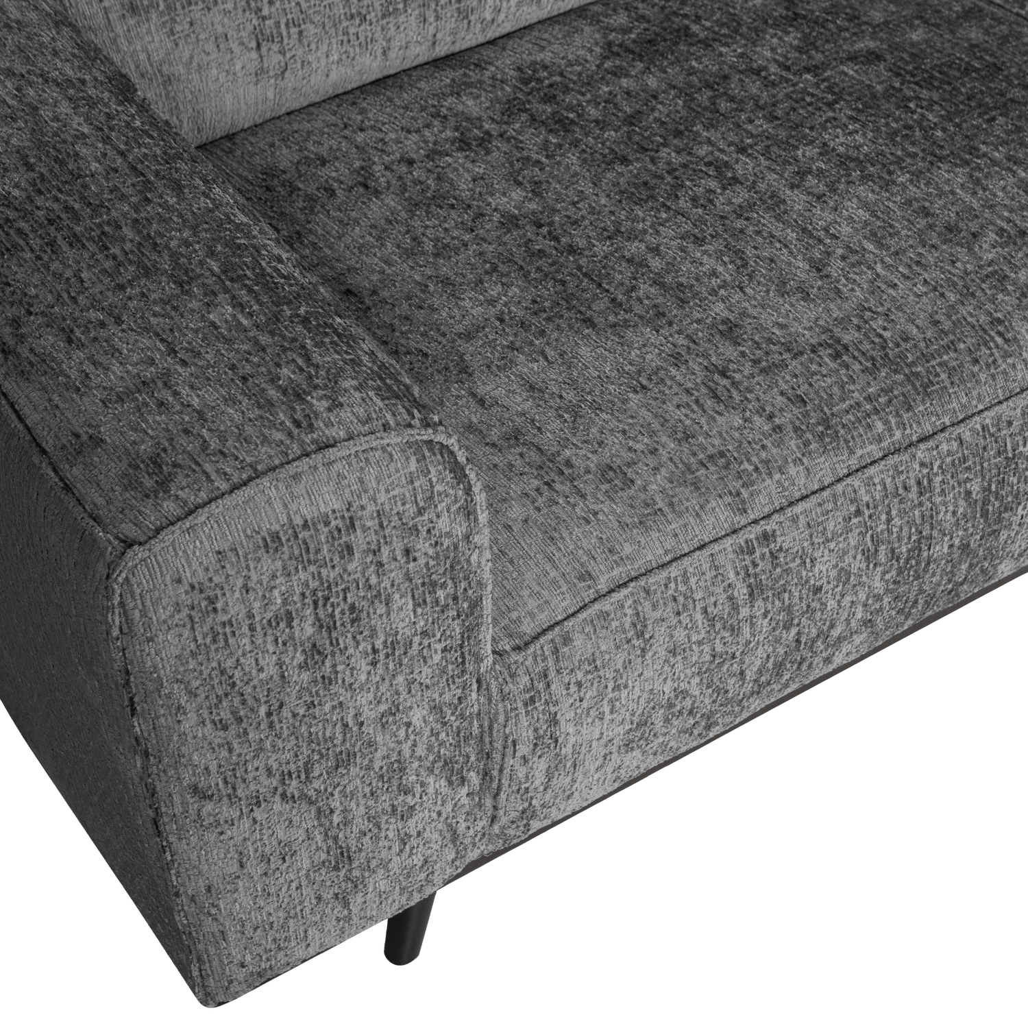STATEMENT ECKCOUCH RECHTS STRUCTURE VELVET MOUNTAIN