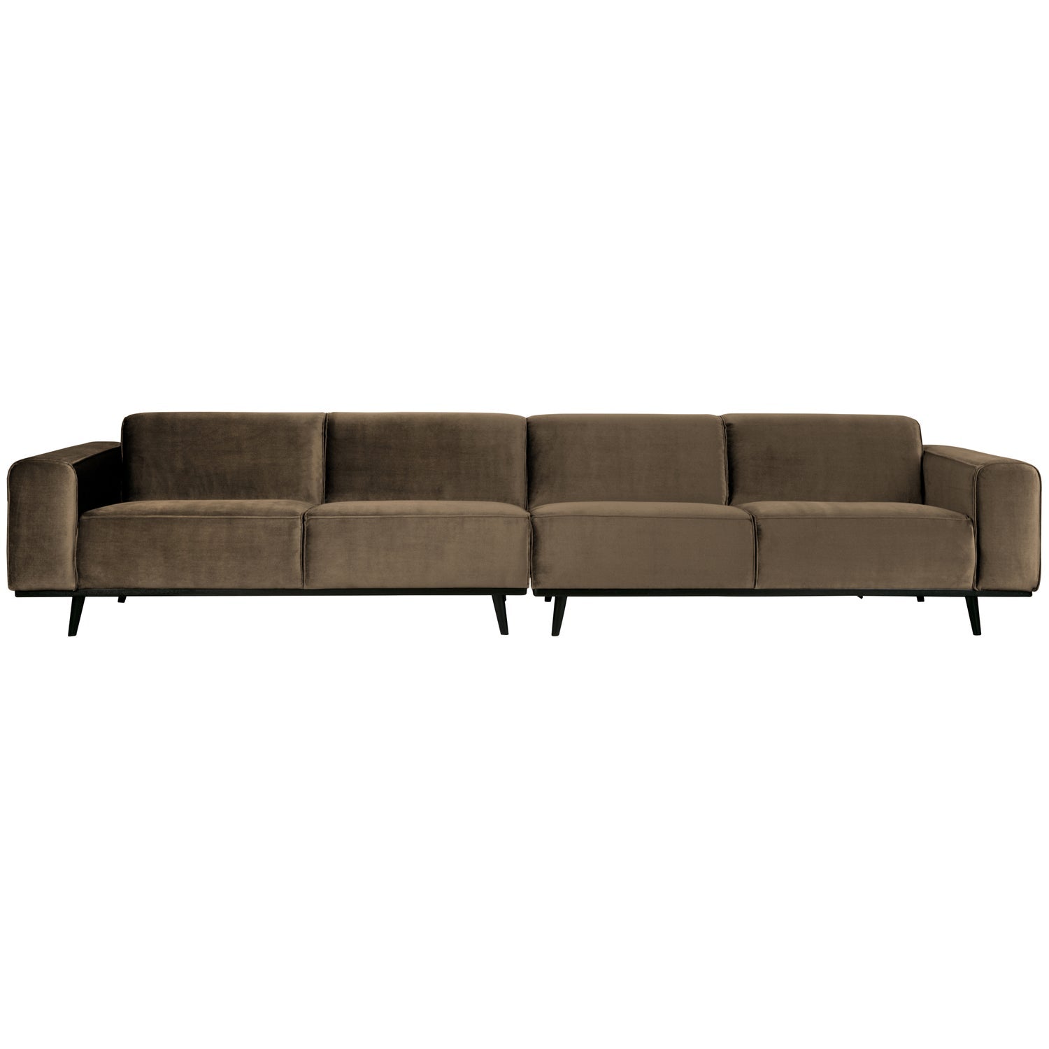 STATEMENT XL 4-SEATER 372 CM VELVET TAUPE