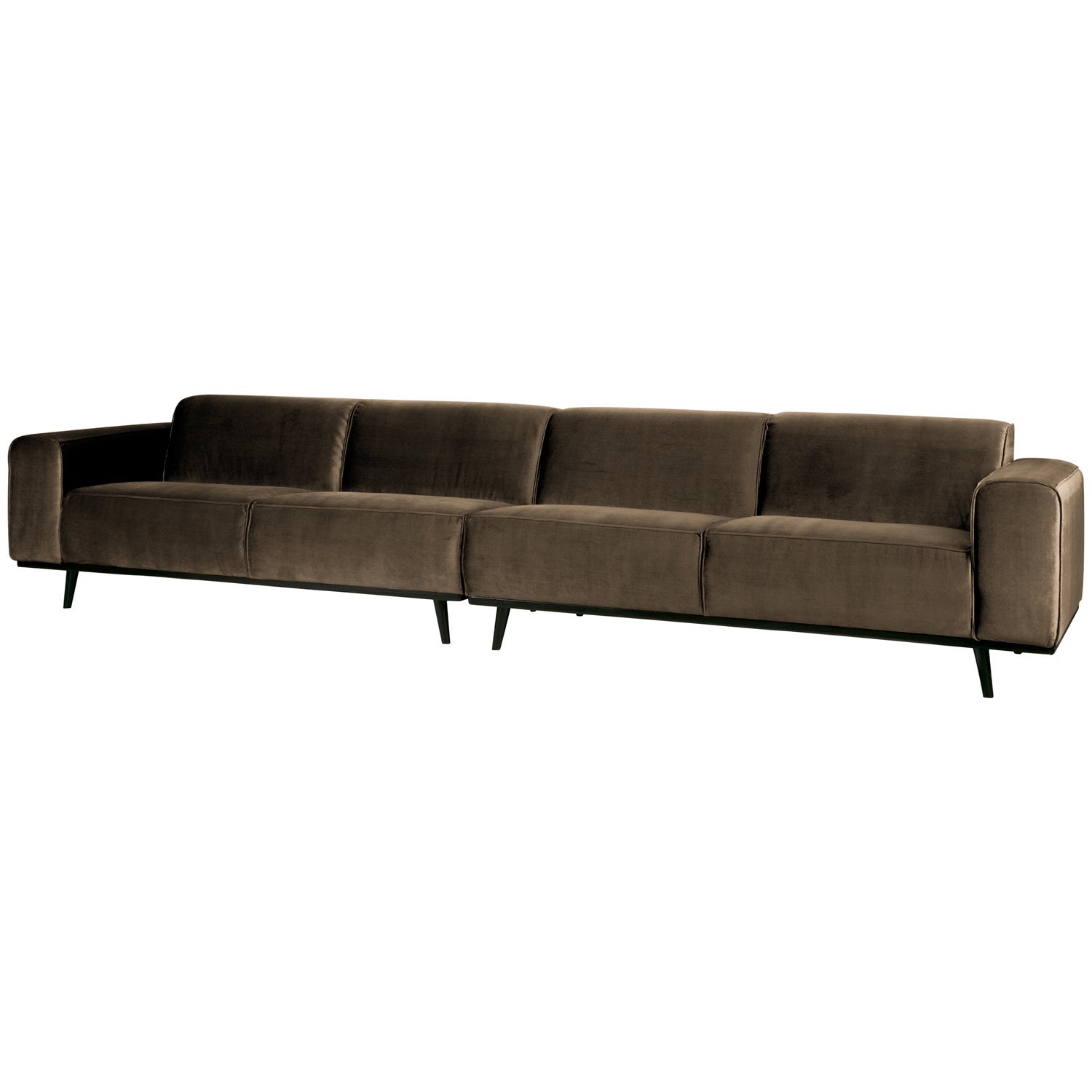 STATEMENT XL 4-SEATER 372 CM VELVET TAUPE