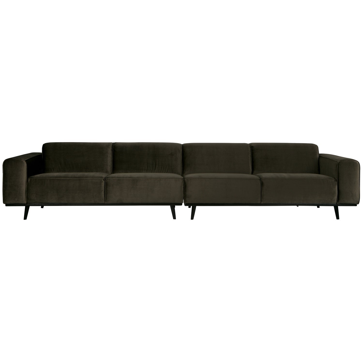 STATEMENT XL 4-SEATER 372 CM VELVET DARK GREEN HUNTER