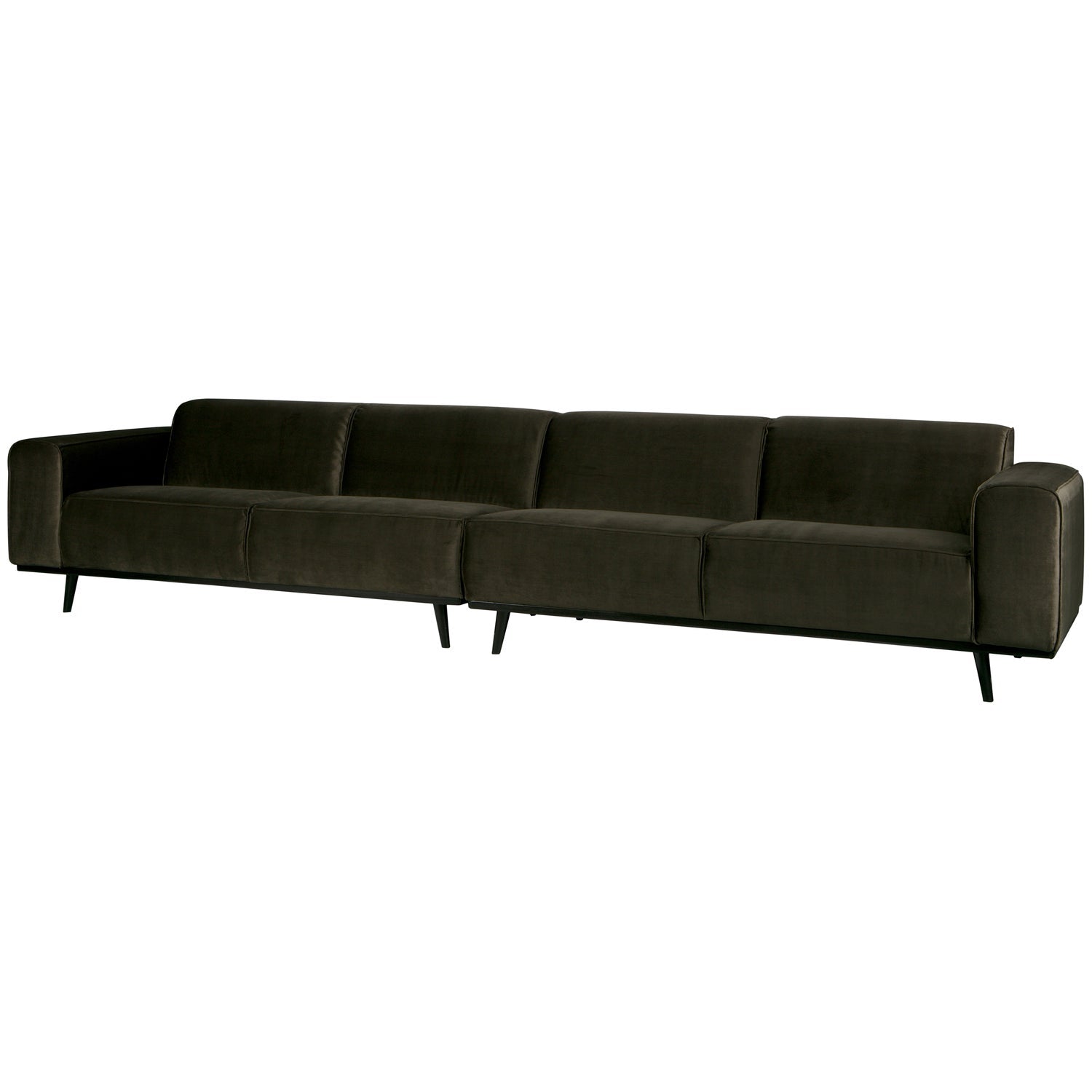 STATEMENT XL 4-SEATER 372 CM VELVET DARK GREEN HUNTER