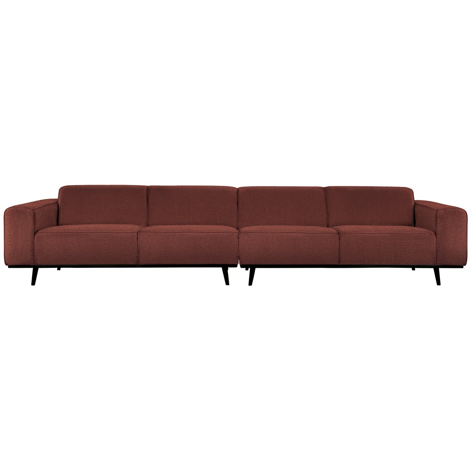 STATEMENT XL 4-SEATER 372 CM BOUCLE KASTANIE
