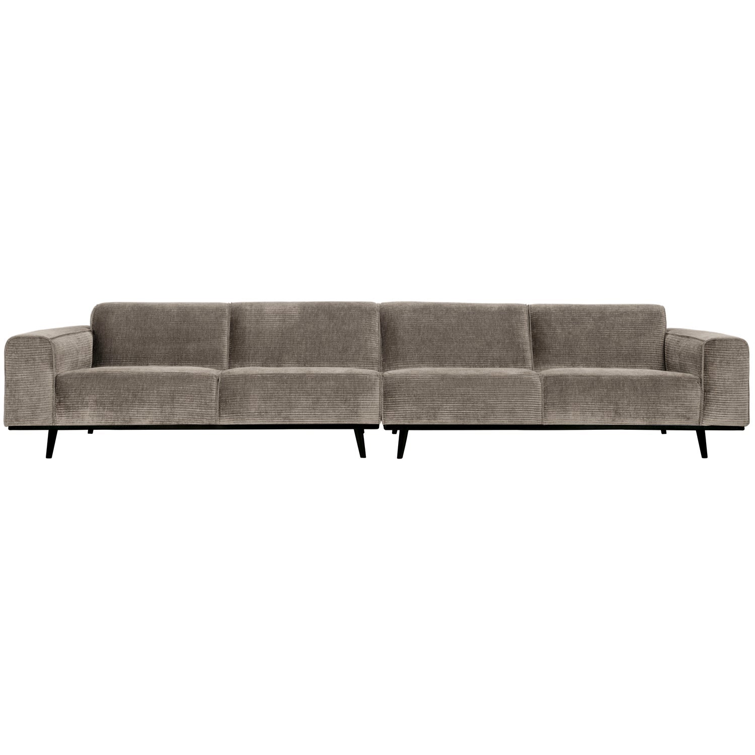 STATEMENT XL 4-SEATER 372 CM FLACHRIPPE CLAY