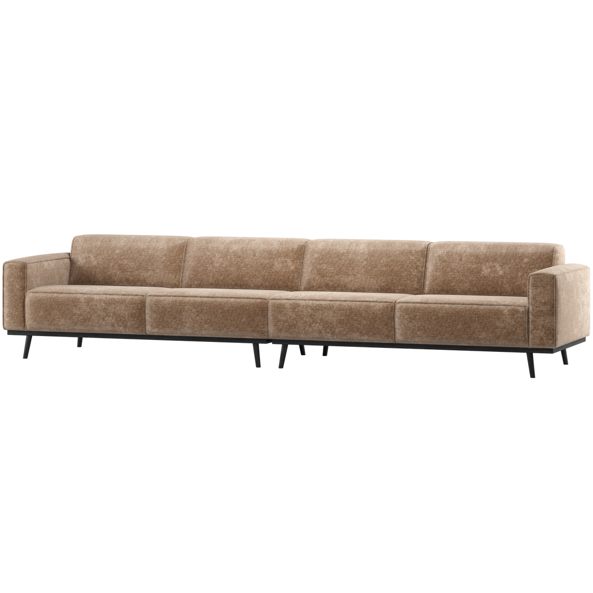 STATEMENT XL 4-SITZER 372 CM CHENILLE VELVET TAUPE