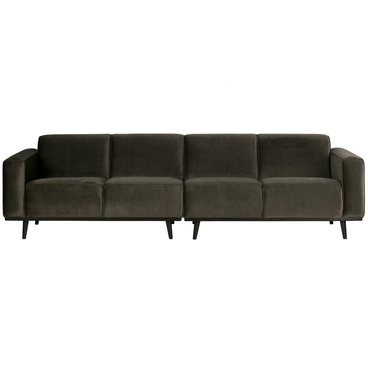 STATEMENT 4-SEATER 280 CM VELVET DARK GREEN