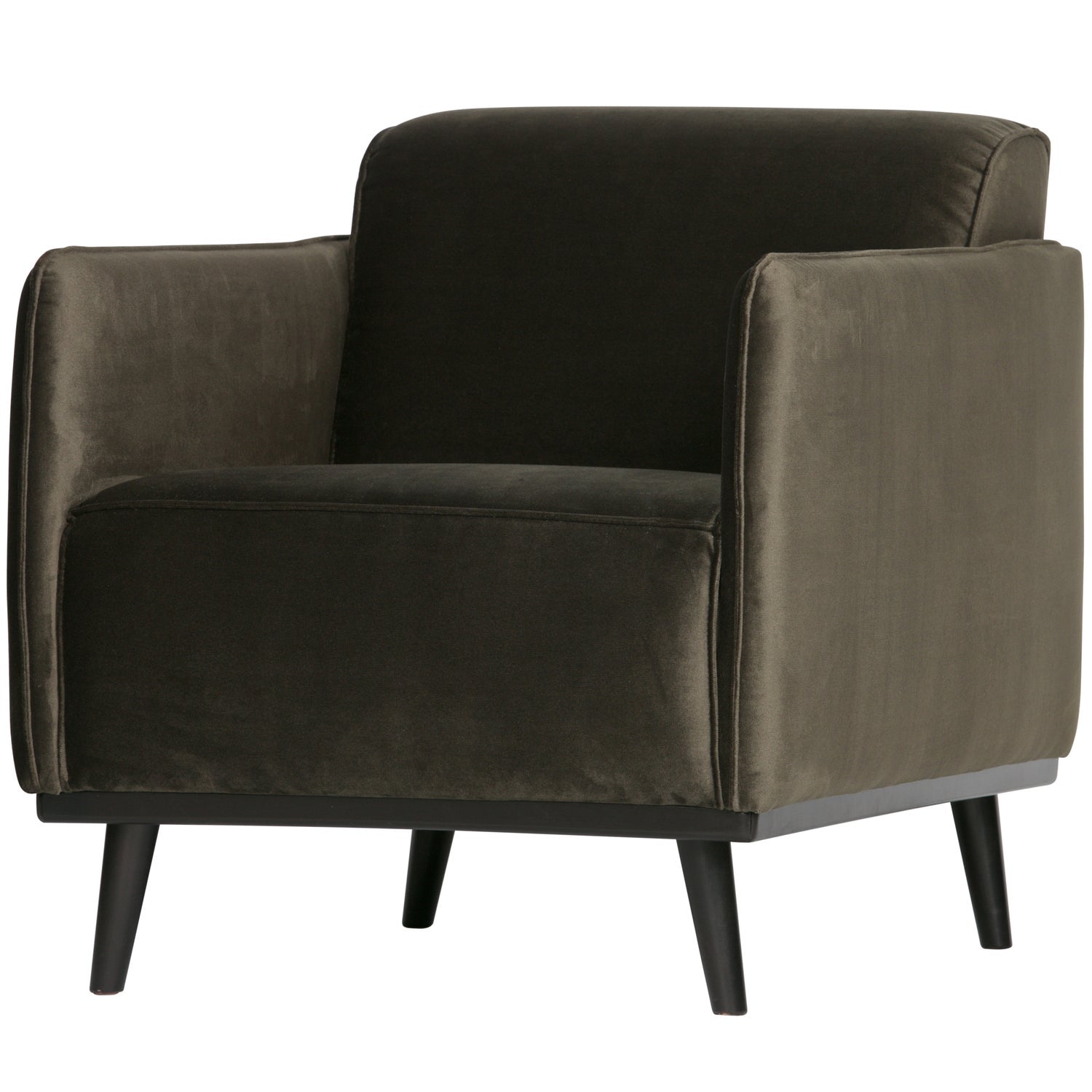 STATEMENT ARM CHAIR VELVET WARMEN GRUN
