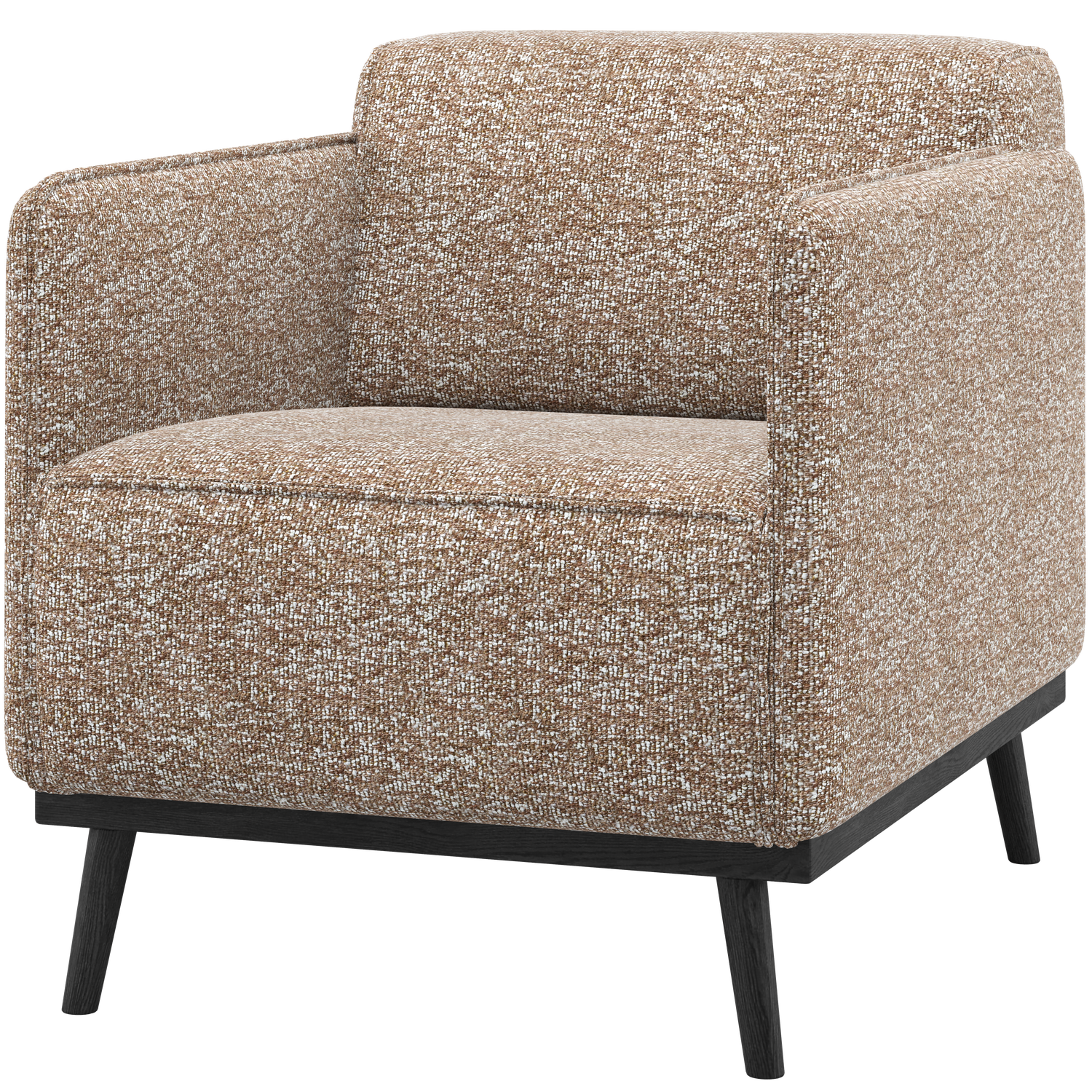 STATEMENT SESSEL HELLBRAUN MELANGE