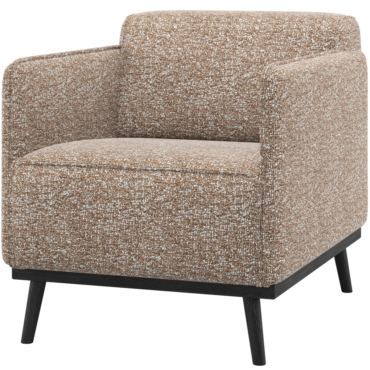 STATEMENT SESSEL HELLBRAUN MELANGE